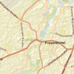 Poppenbüttel Street Map