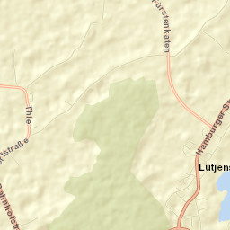 Lütjensee Street Map