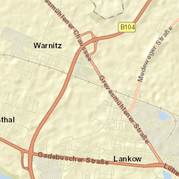 Lankow Street Map