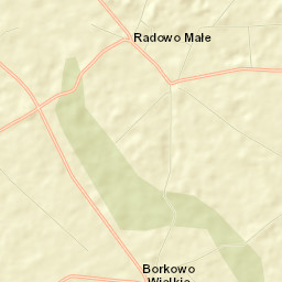 Radowo Małe Street Map