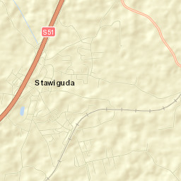 Stawiguda Street Map