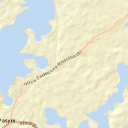 Pasym Street Map