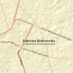 Dąbrowa Białostocka Street Map