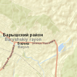 Barysh Street Map