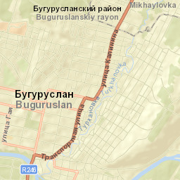 Buguruslan Street Map