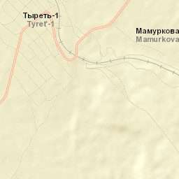 Tyret’ Pervaya Street Map