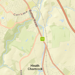 55, Chorley, Lancashire, UK Street Map
