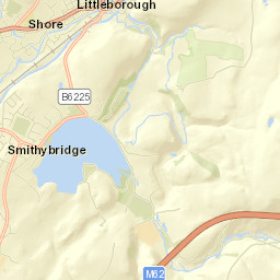 Littleborough Street Map