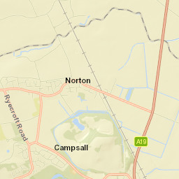 Campsall Street Map