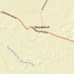 Haseldorf Street Map