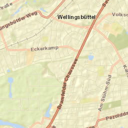Wellingsbüttel Street Map