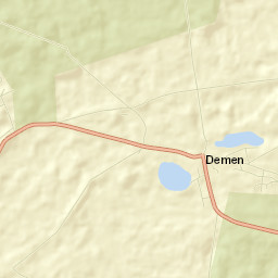 Demen Street Map