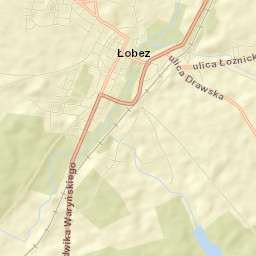 Łobez Street Map