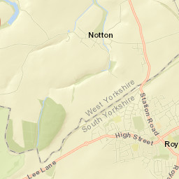 Notton Street Map