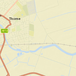 8 Browns Lane, Thorne, Doncaster, South Yorkshire Street Map