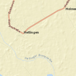 Hetlingen Street Map