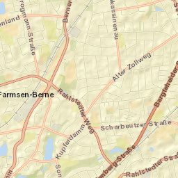 Farmsen-Berne Street Map