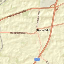 Stapelfeld Street Map