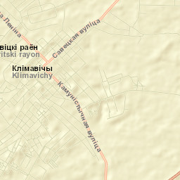 Klimavichy Street Map