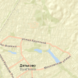 Dyat’kovo Street Map