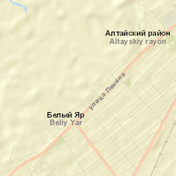 Belyy Yar Street Map