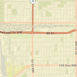 9528-9560 127 Avenue Northwest, Edmonton Street Map