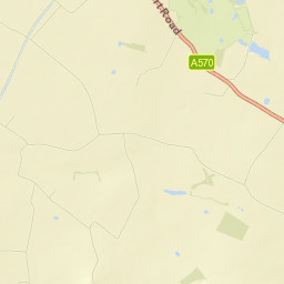 33 North Moor Lane, Halsall, Ormskirk Street Map