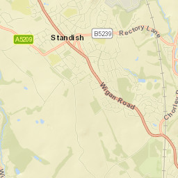 181 Wigan Road, Standish WN6, UK Street Map