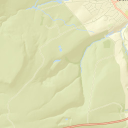 Brow Grains Road, Peak District National Park Street Map