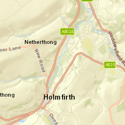 Holmfirth, Bus Station (Stand D), Holmfirth Street Map