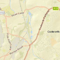 Cudworth Street Map