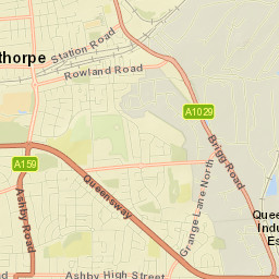 162 Warwick Road, Scunthorpe, North Lincolnshire Street Map