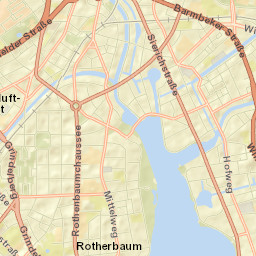 Hamburg Street Map