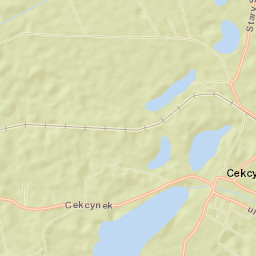 Cekcyn Street Map