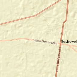 Suchowola Street Map