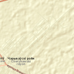 Cherykaw Street Map