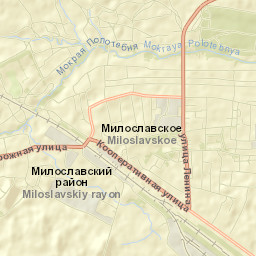 Miloslavskoye Street Map