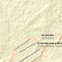 Asekeyevo Street Map