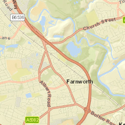 Little Lever Street Map