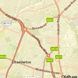 9 Eleanor Street, Oldham, Greater Manchester Street Map