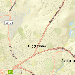 Borough of Oldham Street Map