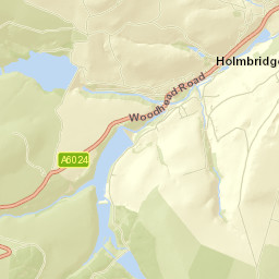 Acres Lane, Holmfirth, West Yorkshire HD9 Street Map