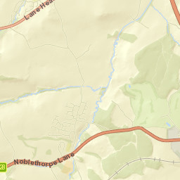 Silkstone Lane, Cawthorne, Barnsley, South Street Map