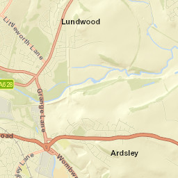 12 Abbey Lane, Barnsley S71, UK Street Map
