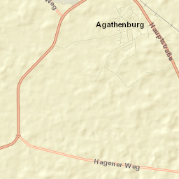 Agathenburg Street Map