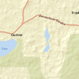 Gudow Street Map