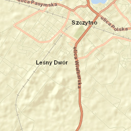 Szczytno Street Map