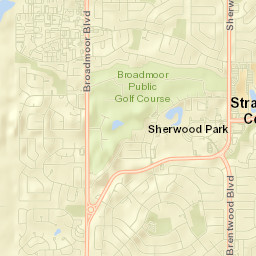 Sherwood Park Street Map