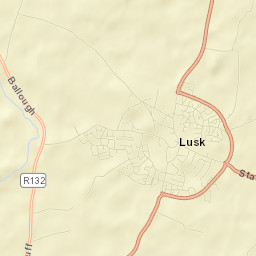 Lusk Street Map