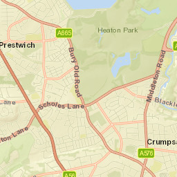 Crumpsall Street Map